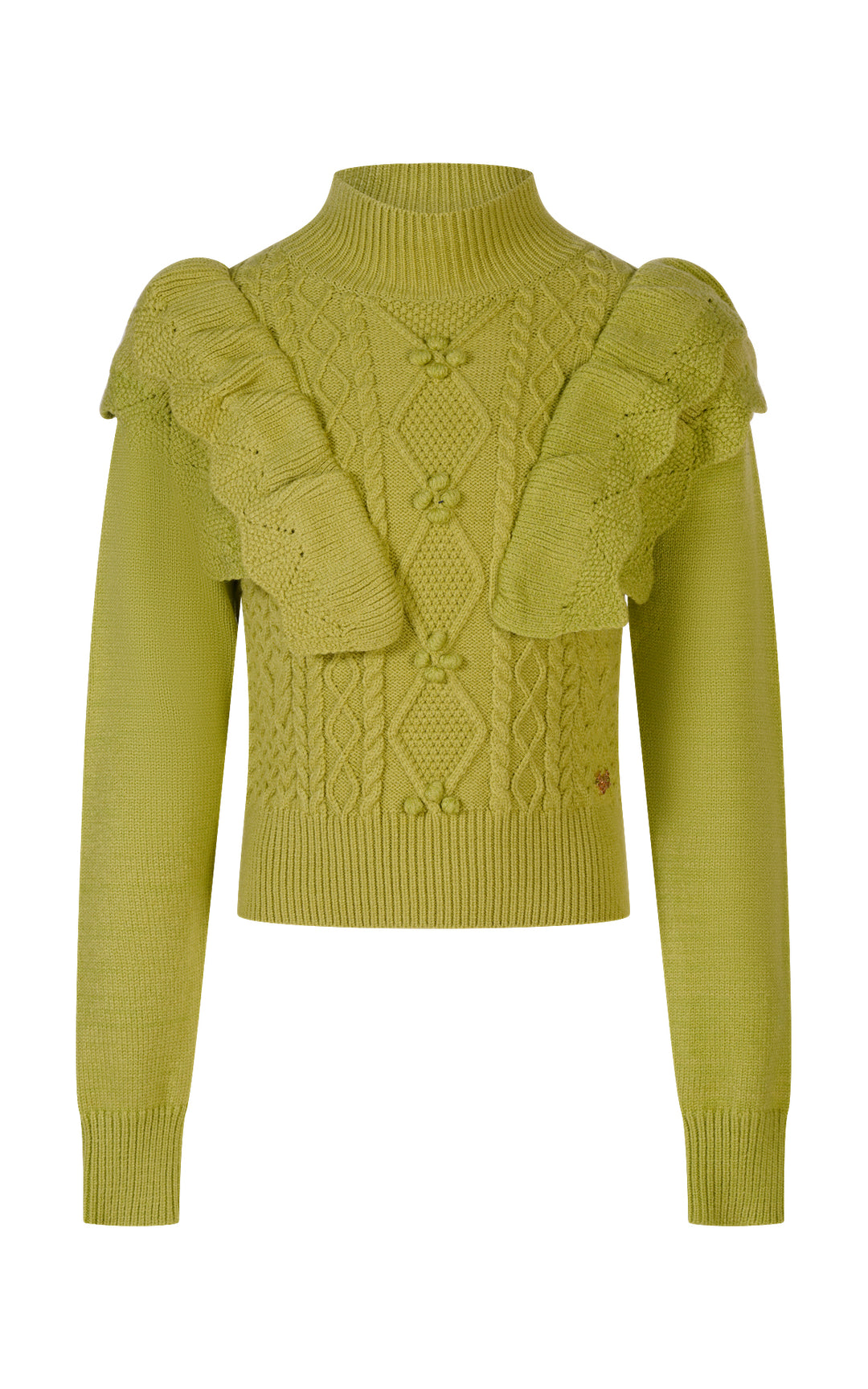 FCJSW01888-SWEATER-GREEN LIME