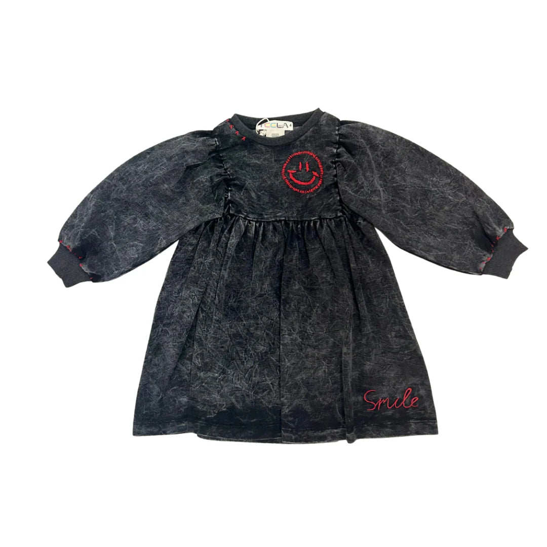 21-061A-Stitch Dress-Black Wash