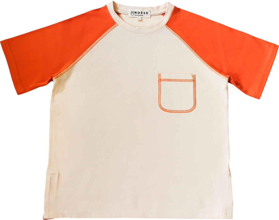 3301-RAILS T-SHIRT-White/Orange