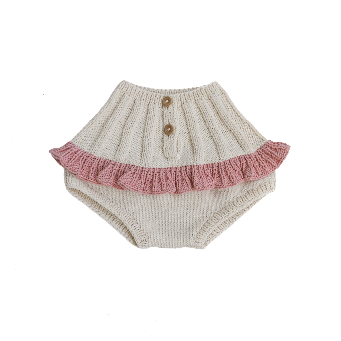 STELLA SHORTS-Milky White/Pink – whoopikids