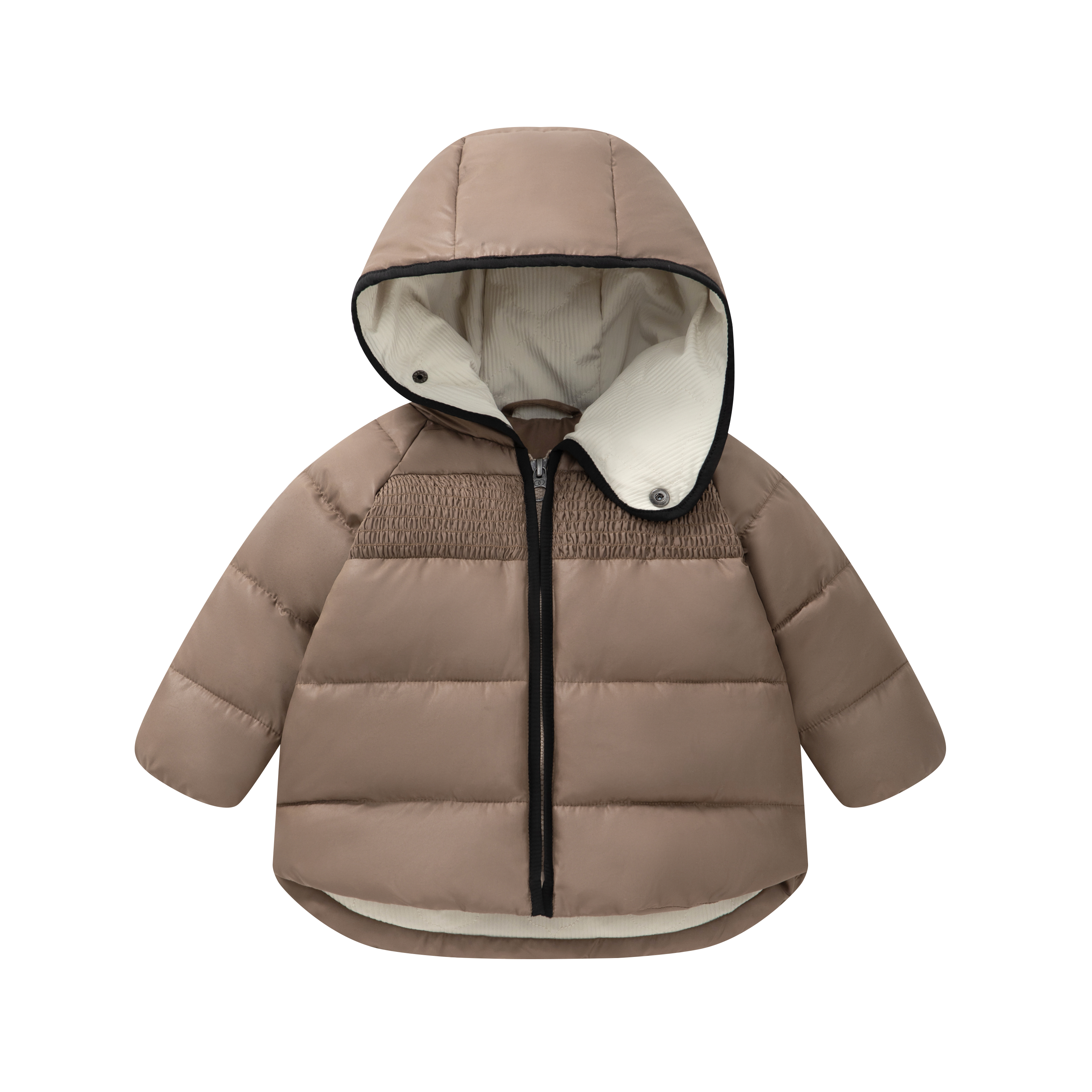 J-2541 Baby Socked Coat - Bronze – whoopikids