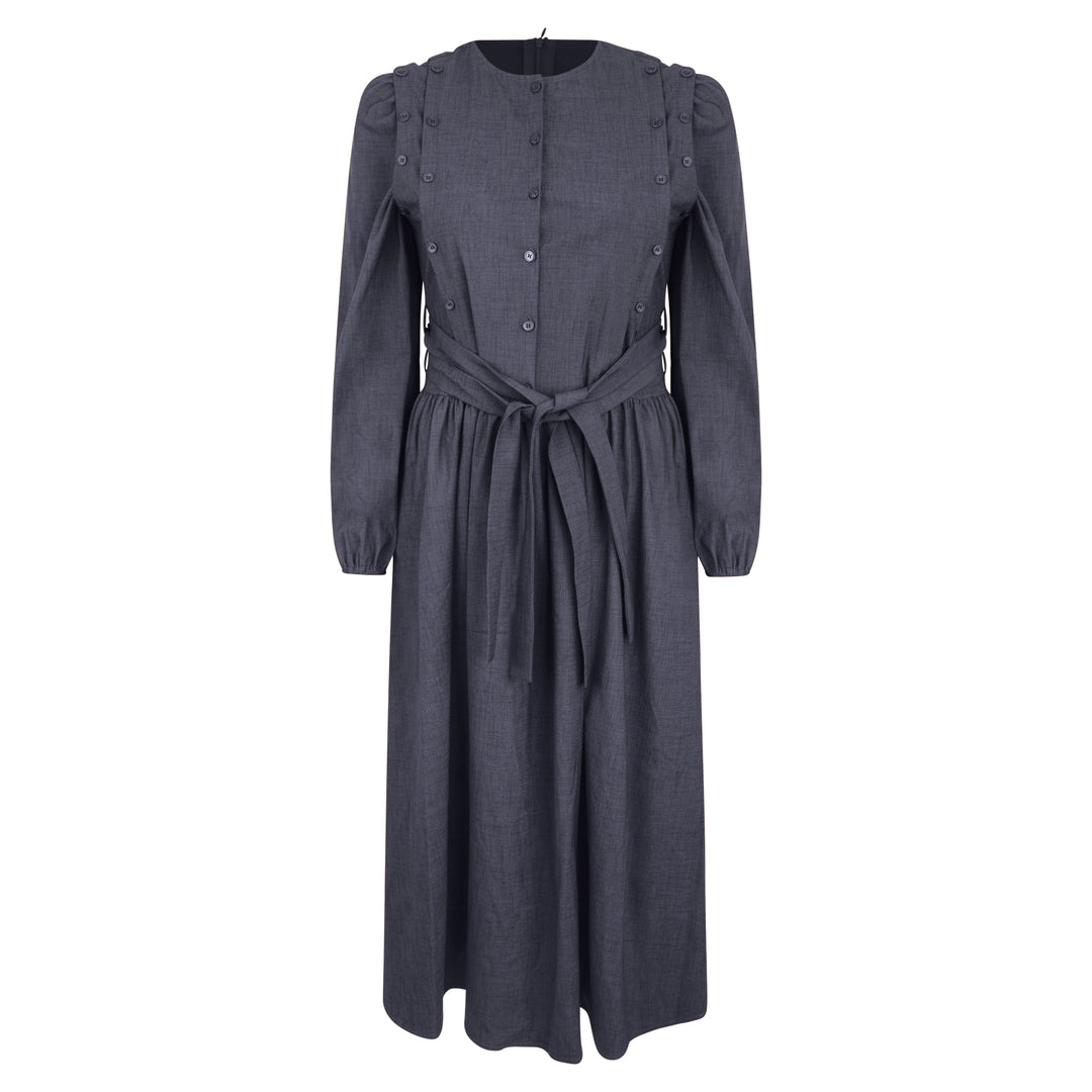 L208-Marla Dress-Charcoal