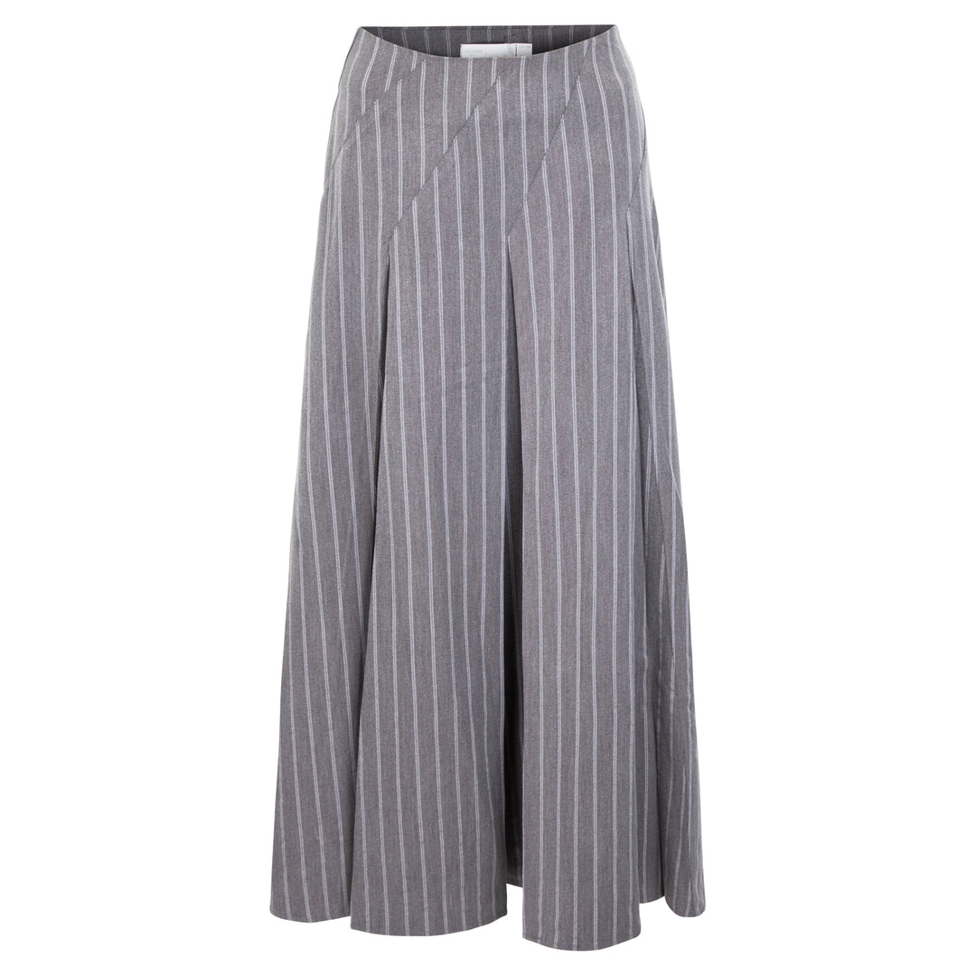 L213-Vivian Midi Skirt-Grey