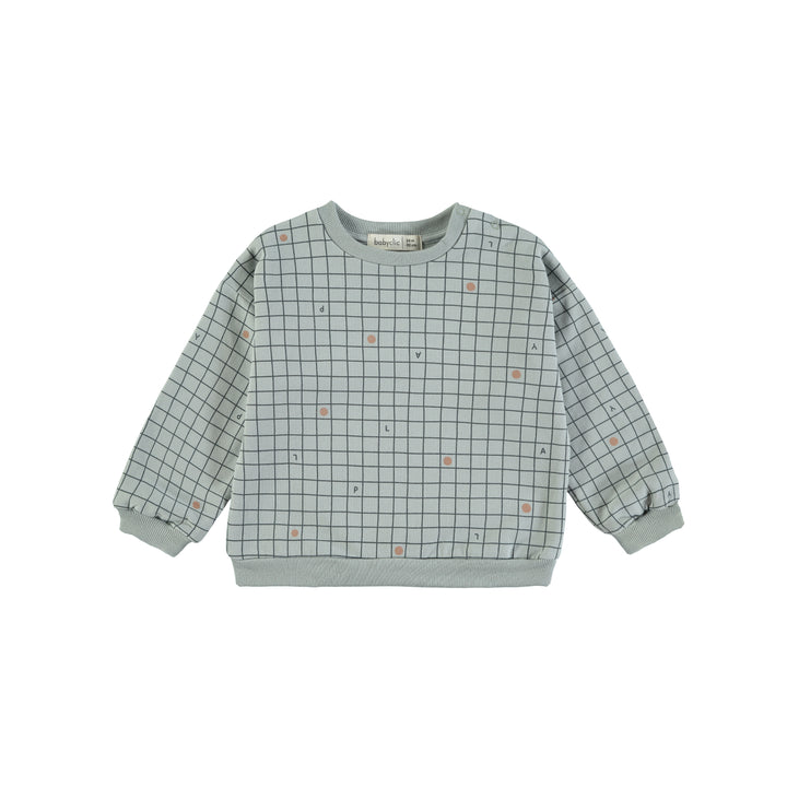Sweatshirts-Checks blue