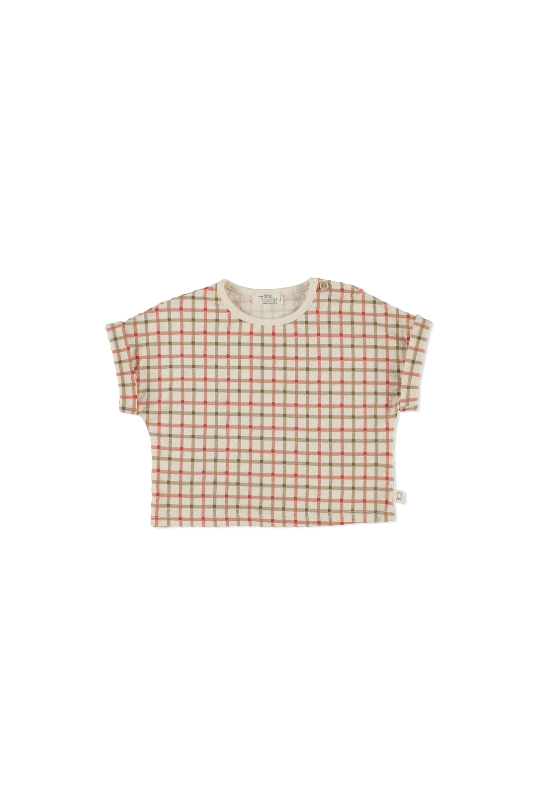 LEIF277-Crepe Check/Pink