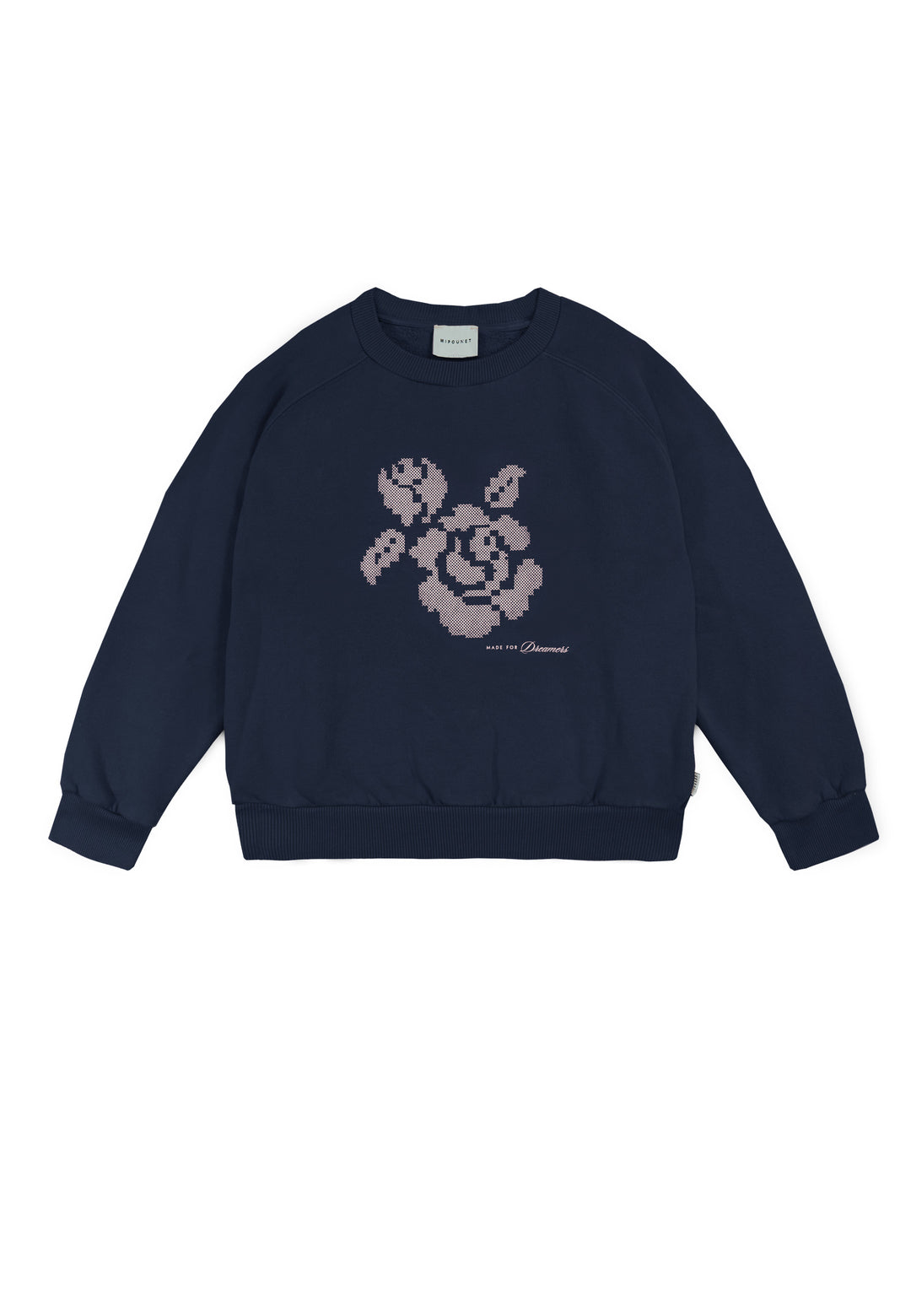 ADELA FELPA SWEATSHIRT-ORGANIC COTTON FLECCE (DARK BLUE)