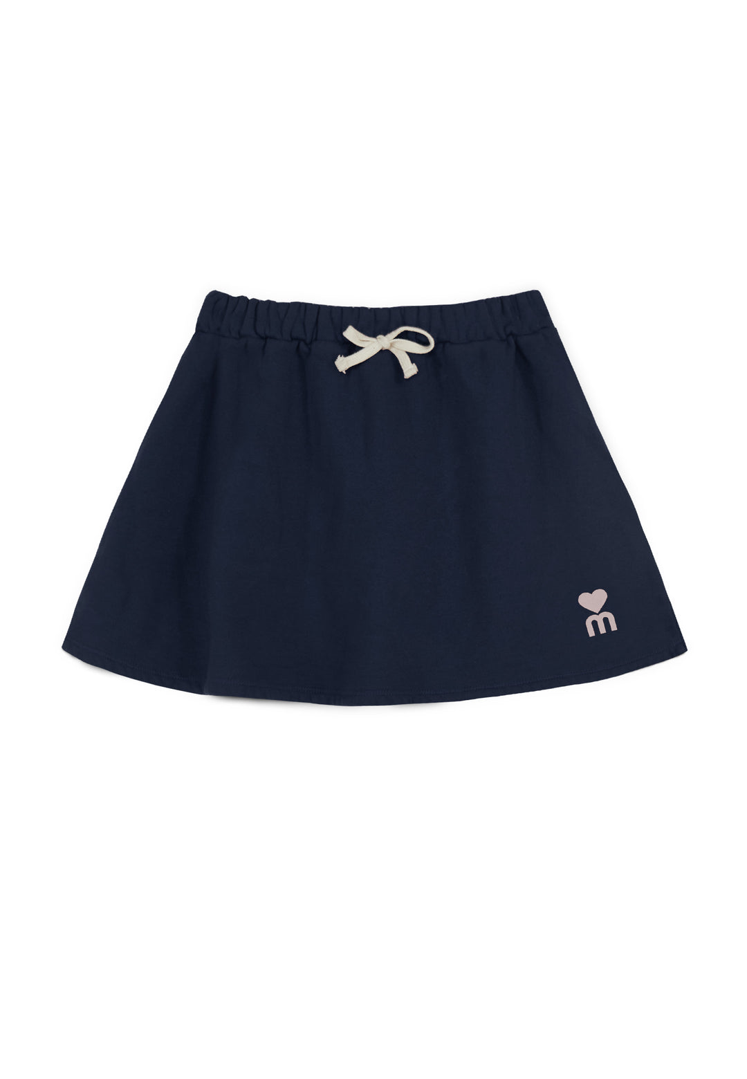 MODENA FELPA SKIRT | CUSTOM |-ORGANIC COTTON FLECCE (DARK BLUE)