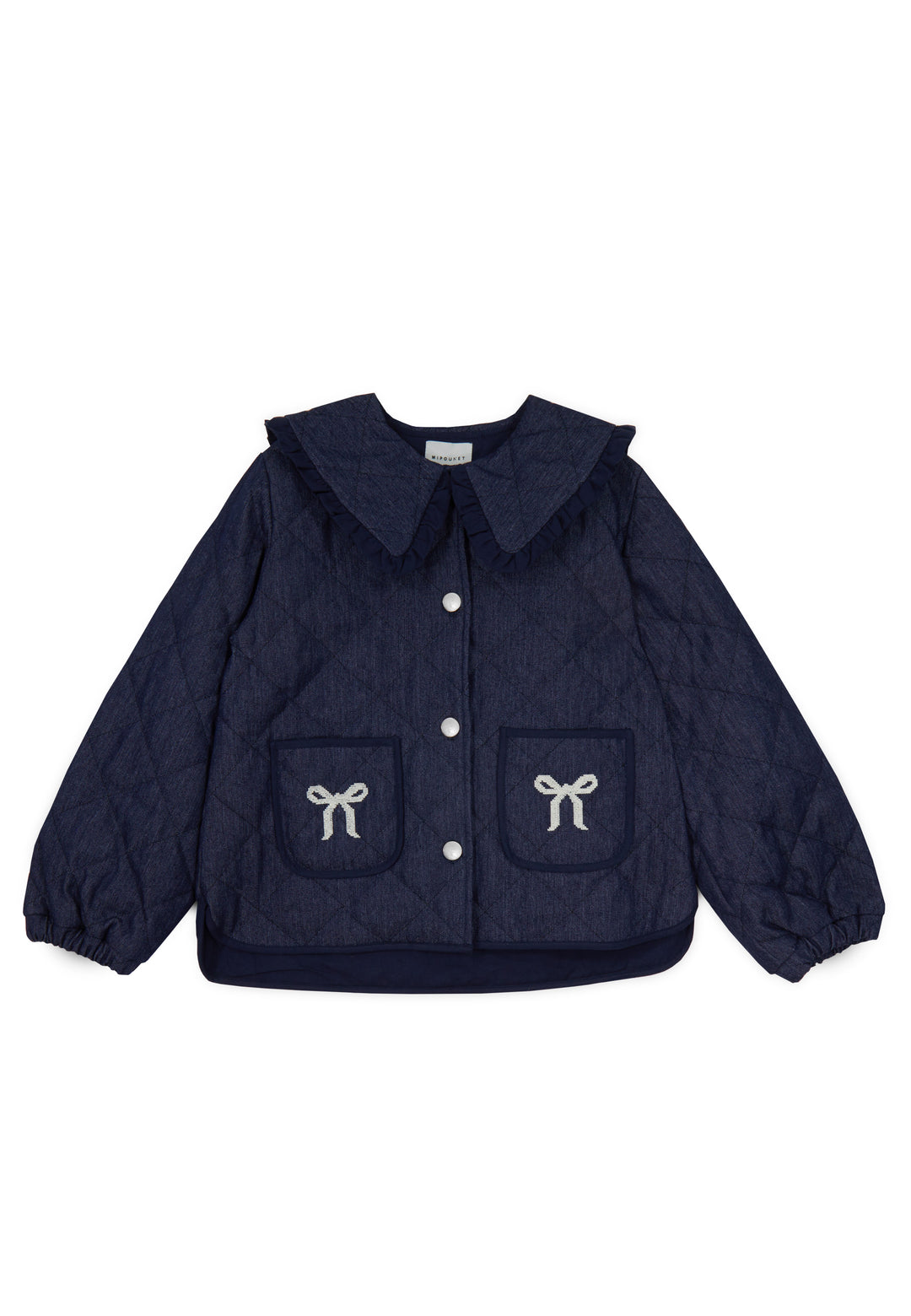 MARIANE DENIM JACKET-QUILTED DENIM COTTON (DARK BLUE)