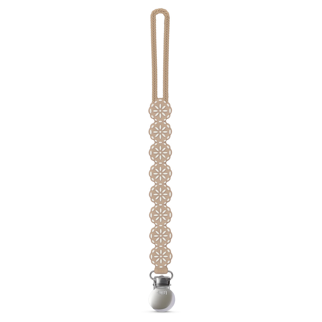 ADORA Meadow Pacifier Clip- Saddle