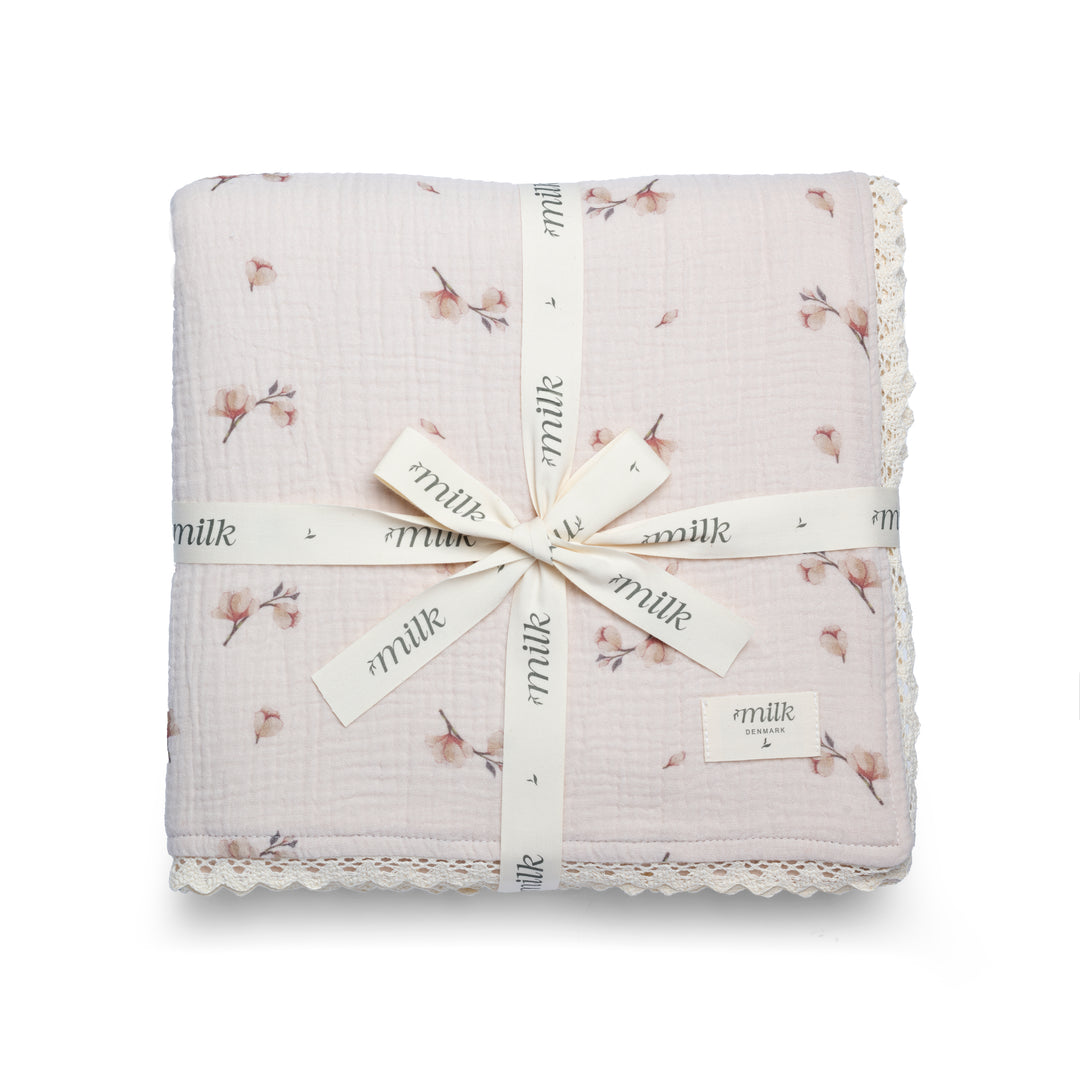 LACE EDGE BLANKETS-BLOSSOM OAT