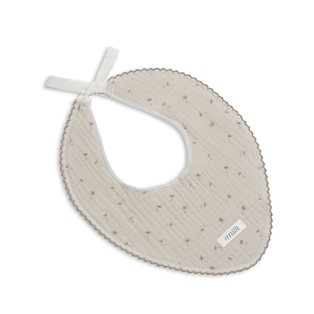 MUSLIN BIBS-WILDFLOWER TAUPE
