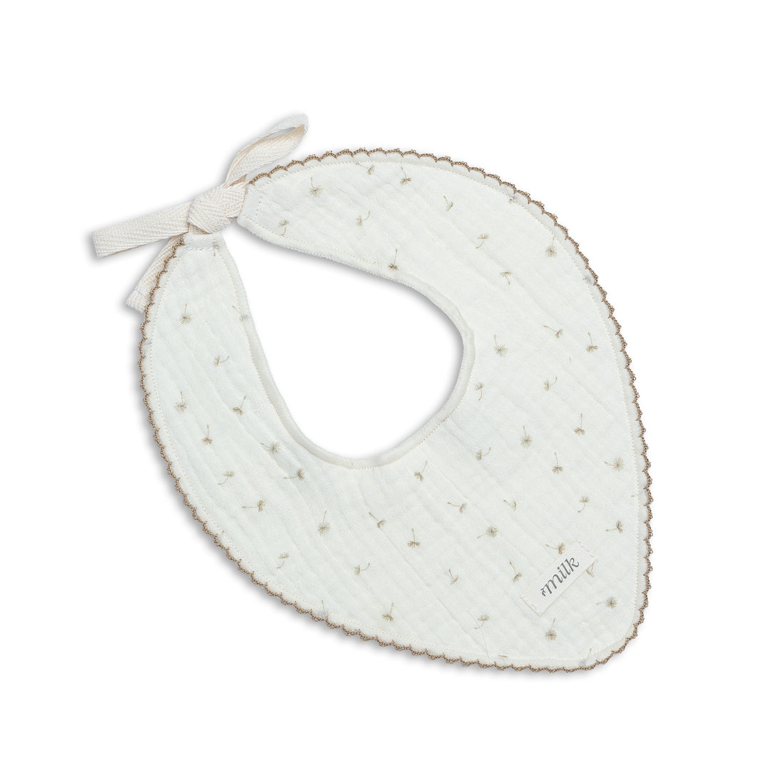 MUSLIN BIBS-WILDFLOWER IVORY