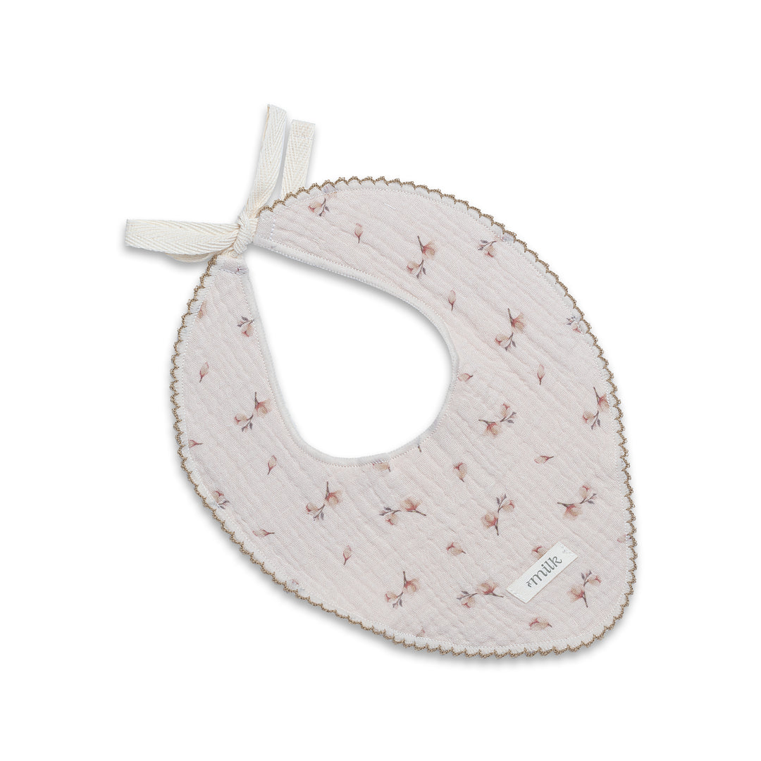 MUSLIN BIBS-BLOSSOM OAT