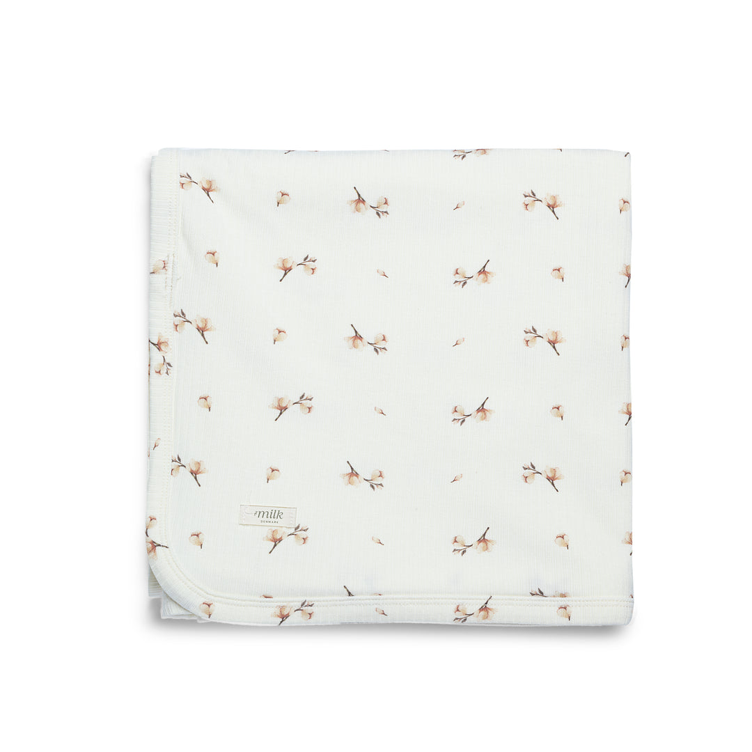 SWADDLE BLANKETS-BLOSSOM IVORY
