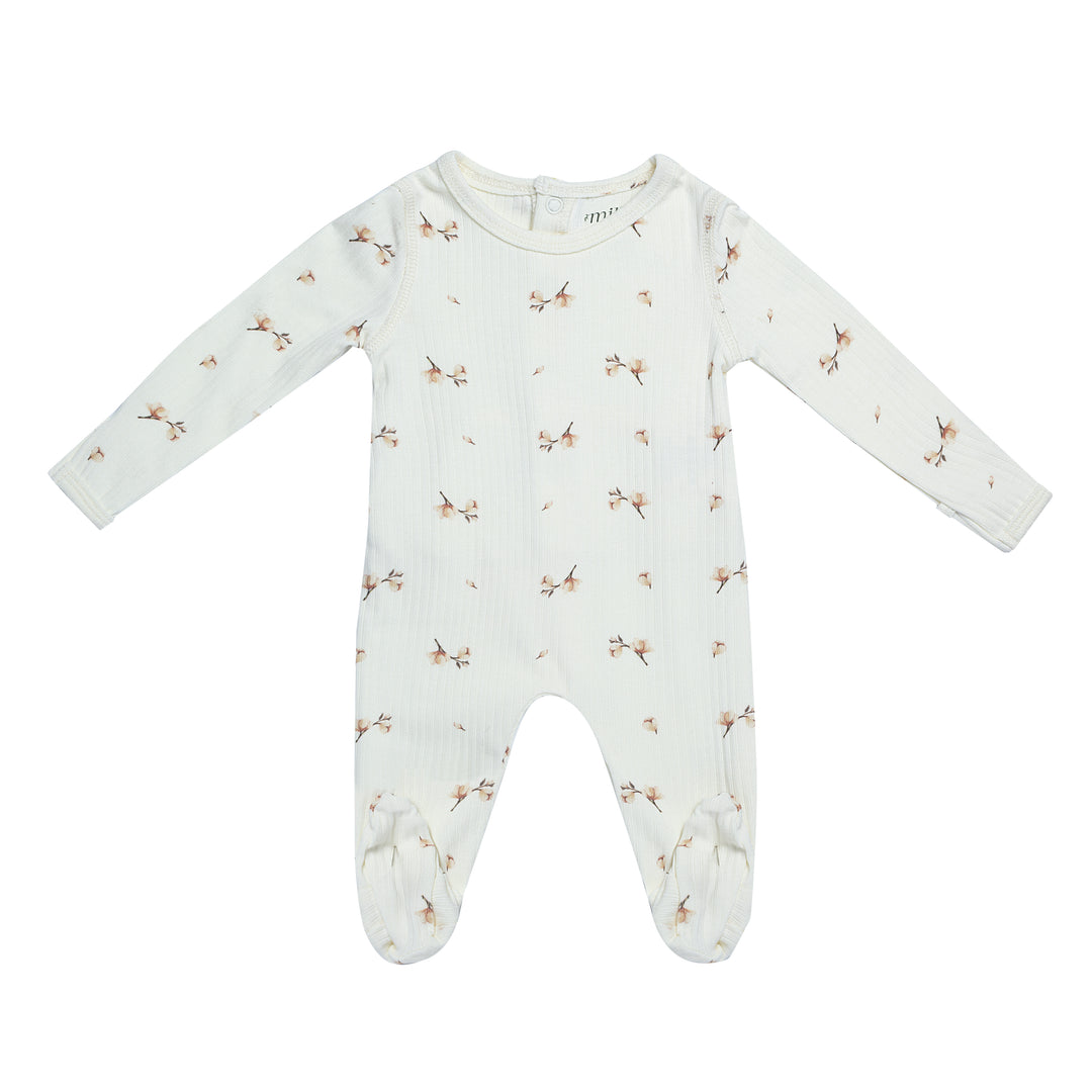 FOOTIES-BLOSSOM IVORY