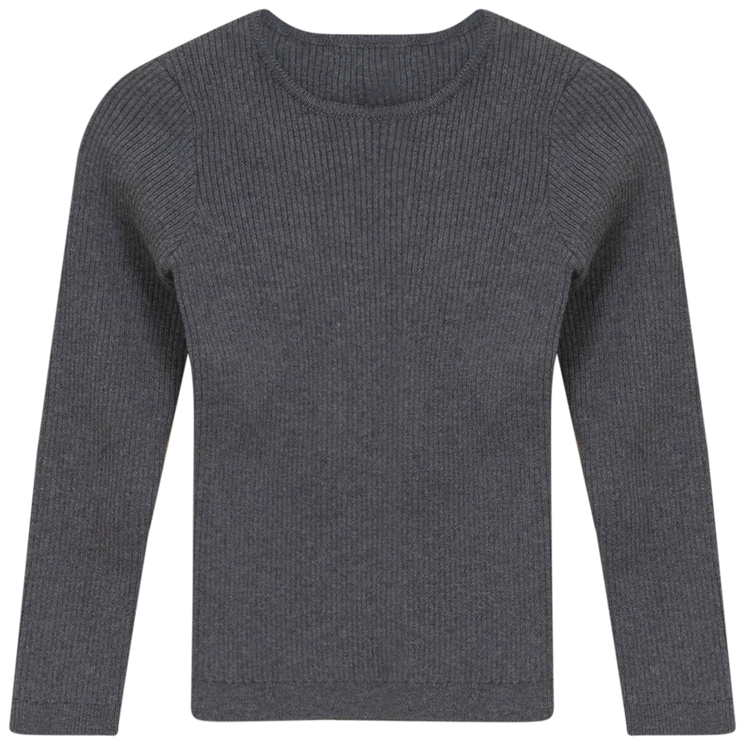 P6218-RIBBED TOP-GREY