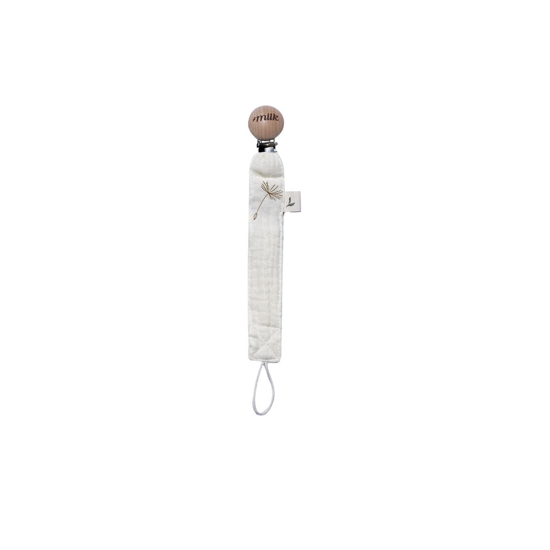MUSLIN PACI CLIPS-IVORY WILDFLOWER
