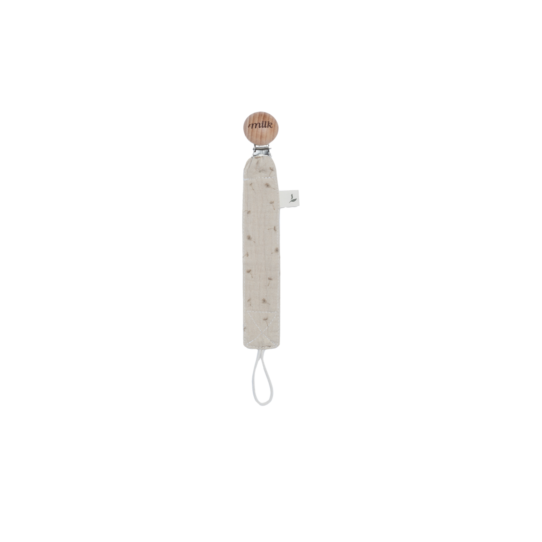 MUSLIN PACI CLIPS-TAUPE WILDFLOWER