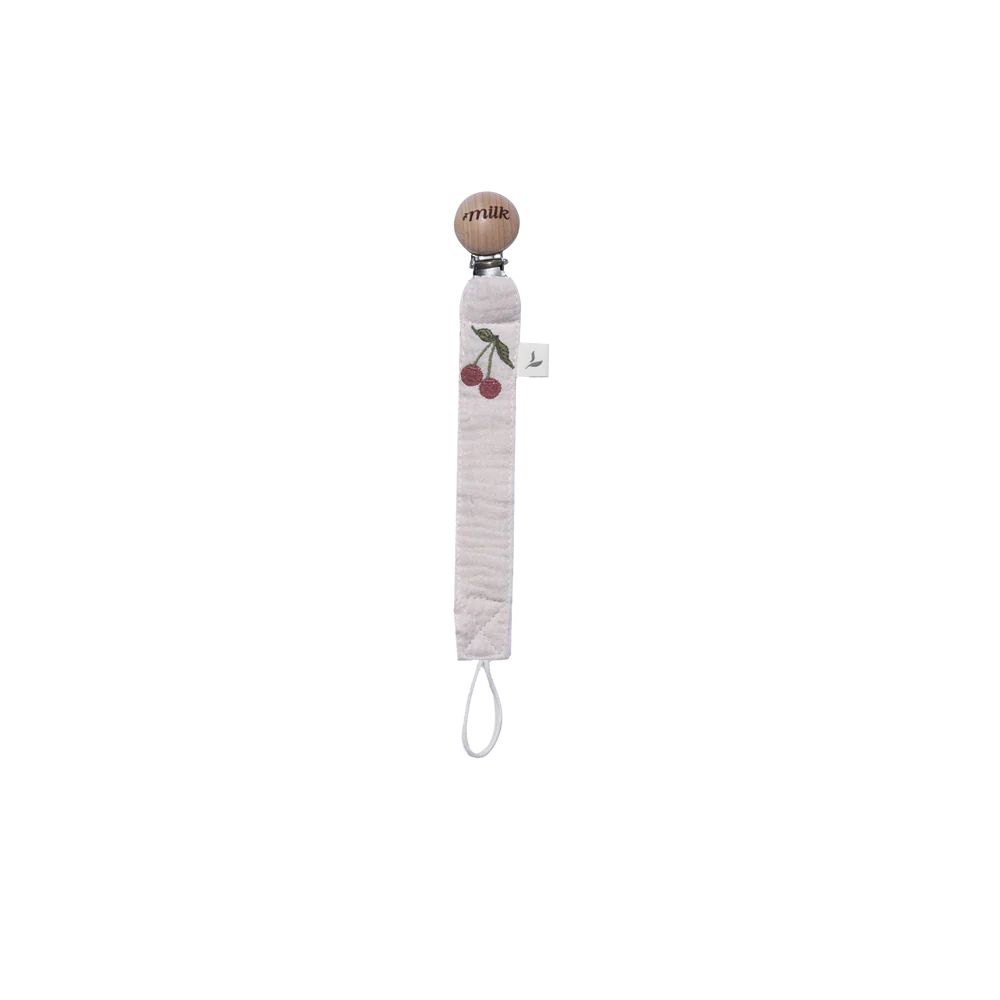 MUSLIN PACI CLIPS-TERRACOTA
