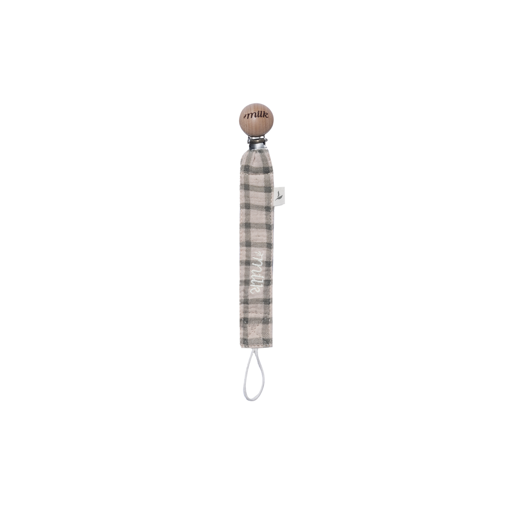 MUSLIN PACI CLIPS-MILK GRID