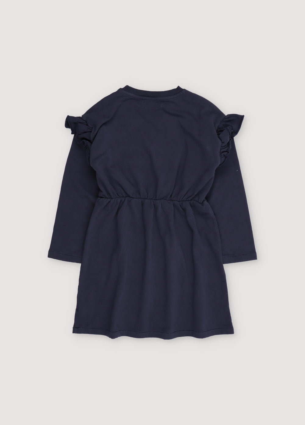 fitted lace wedding dress THML: The Consistency Navy Blue Embroidered Midi Dress, X-Small - The Mint Julep Boutique