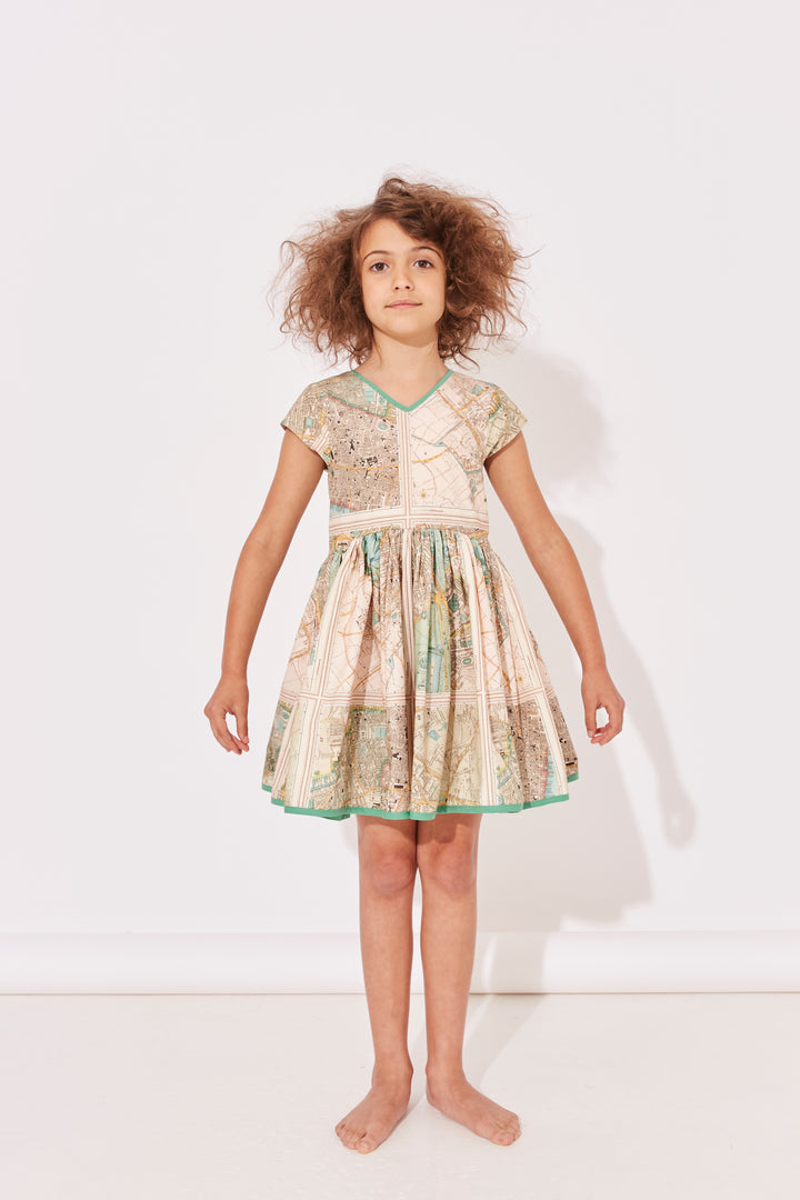 SLIP ROAD DRESS-Old London Map