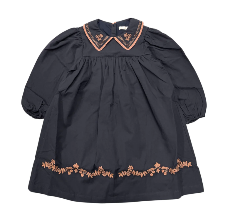 Sofia Dress Navy Blue