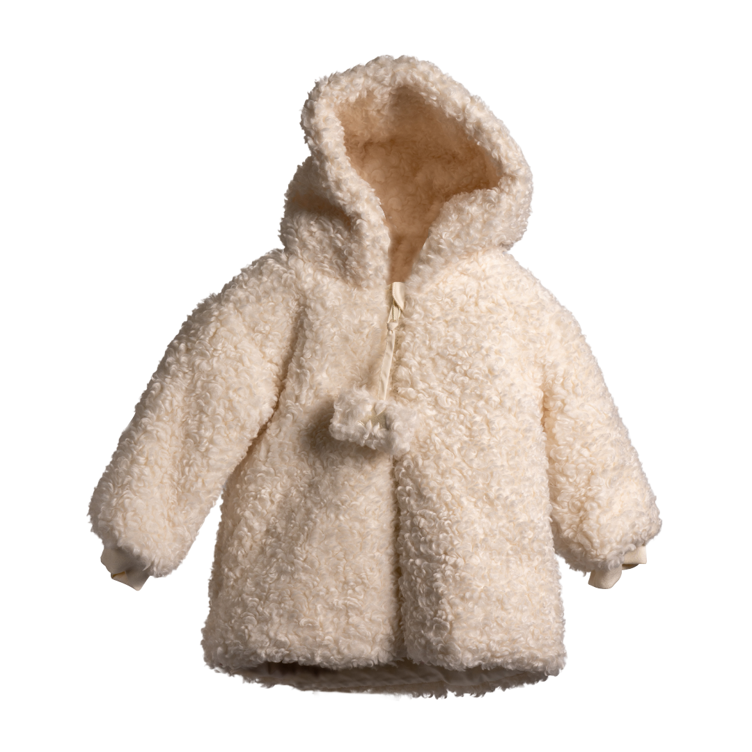 SHERPA TEDDY FUR JACKET Off White