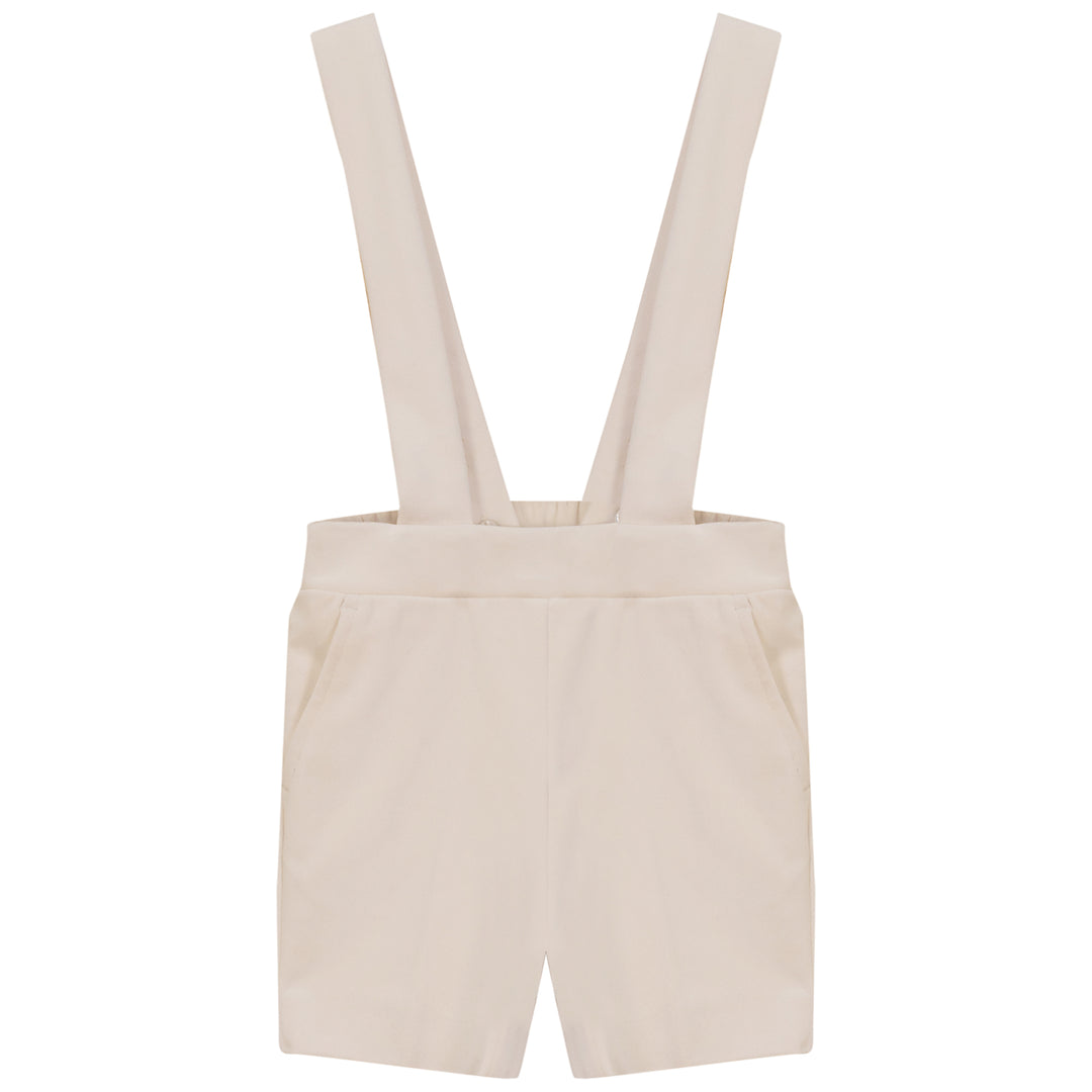 TRAIL-VELVET BURMUDAS-CREAM