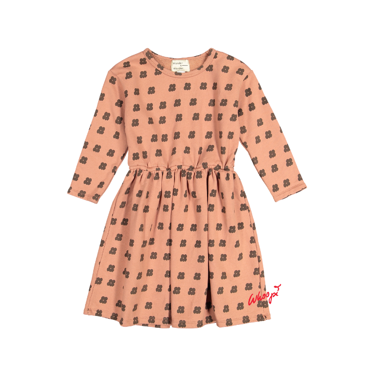 HELMI DRESS-Cinnamon Floral