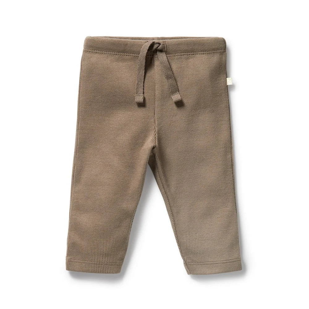 Walnut Organic Rib Legging