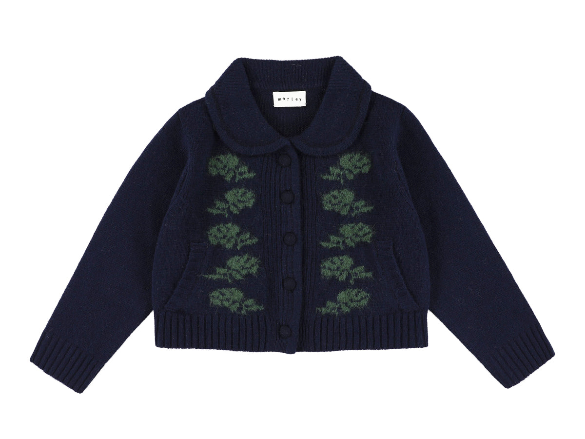 ZUZANA CARDIGAN NAVY – whoopikids