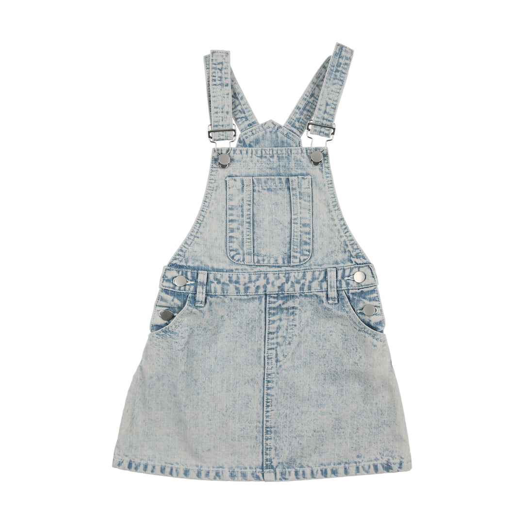 BTS25002J-Printed Denim Overall Jumper-Pinstripe