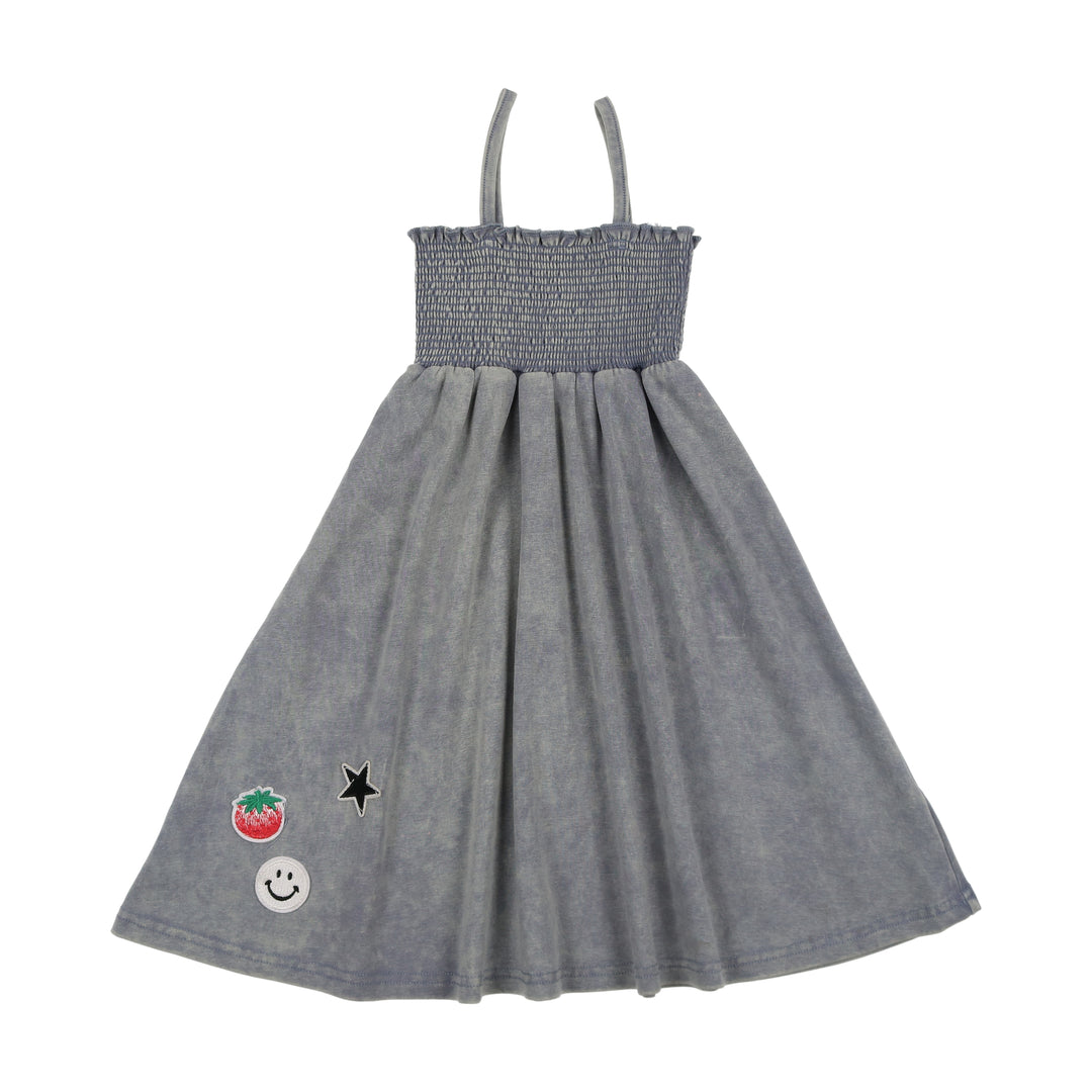 BTS25004MD-Wash Maxi Jumper-Blue Wash