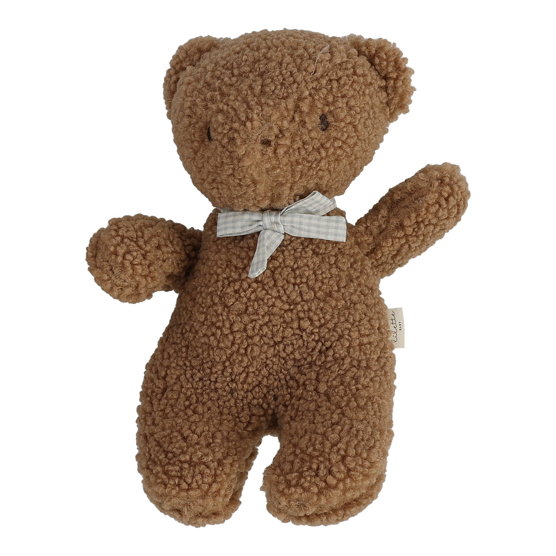 Bear with Bow-Brown/Pale Blue
