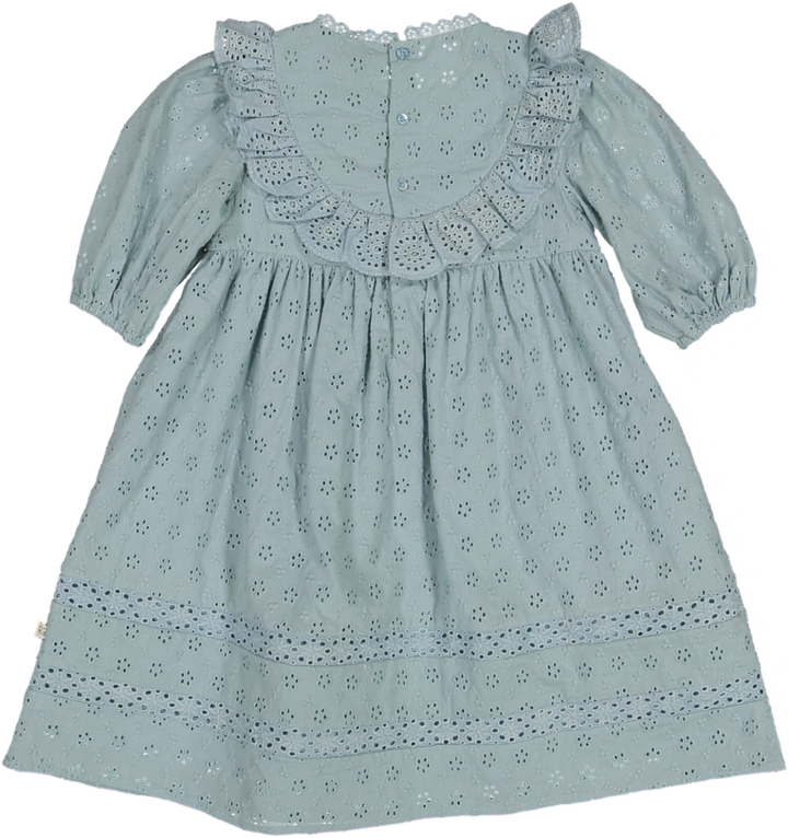 NATASHA DRESS-SEA DREAM OVERALL EYELET