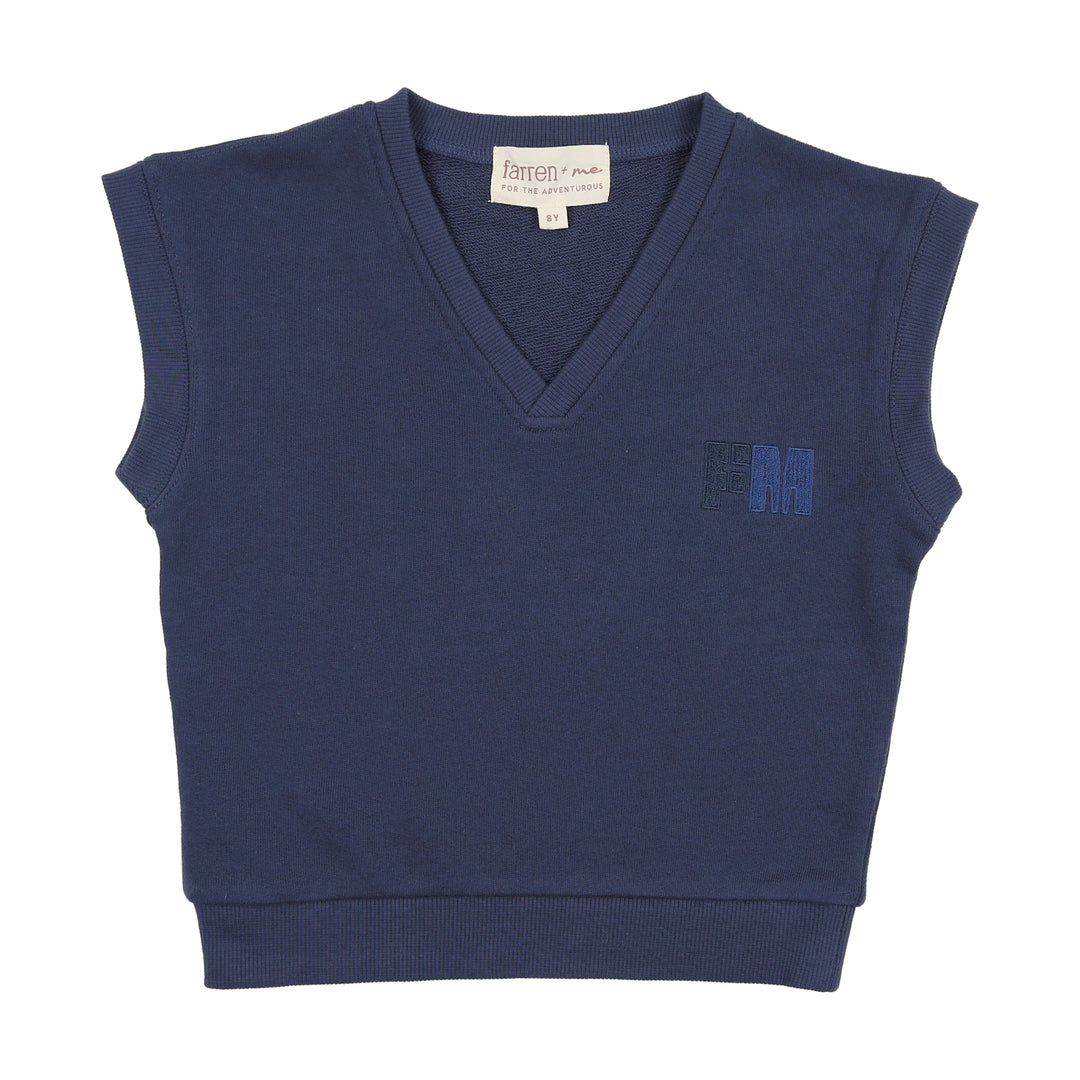 FAW25-10-French Terry Vest-Washed blue