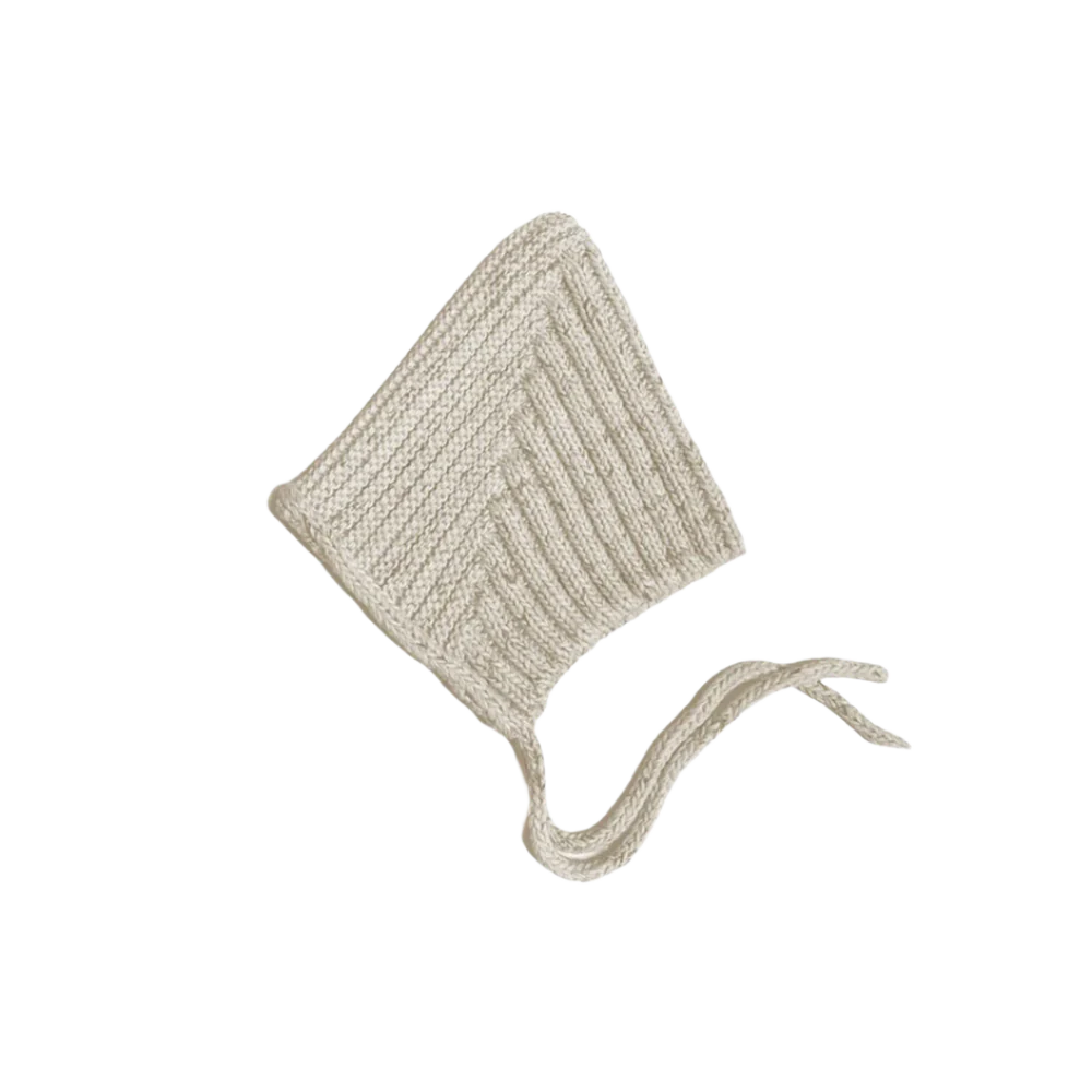 KNIT BONNET-SAND