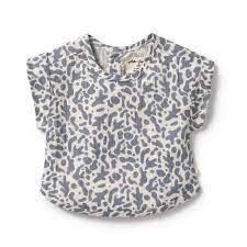 Blue Coral Organic Crinkle Tee