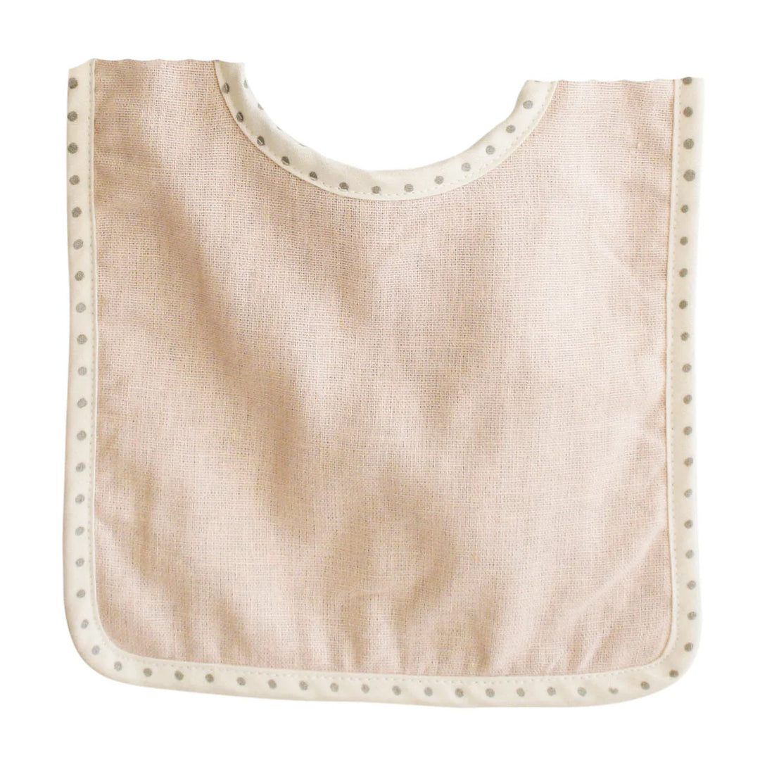 N10883P - Bobby Bib Pink Linen
