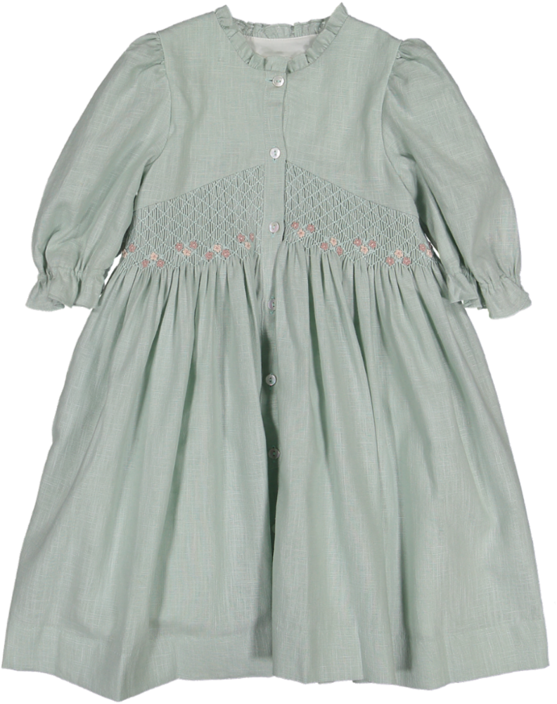 chinese dress ladies Mint Sleeveless Linen Dress – allthebeautifullinen main image 1