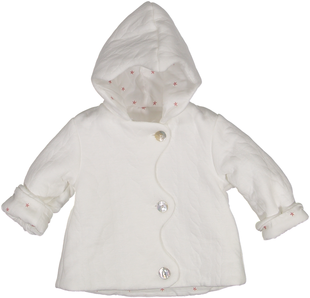 ONDA JACKET-White/Mauve Star