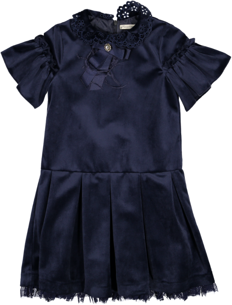 PS25W003001-GIRL DRESS-E/L 6y