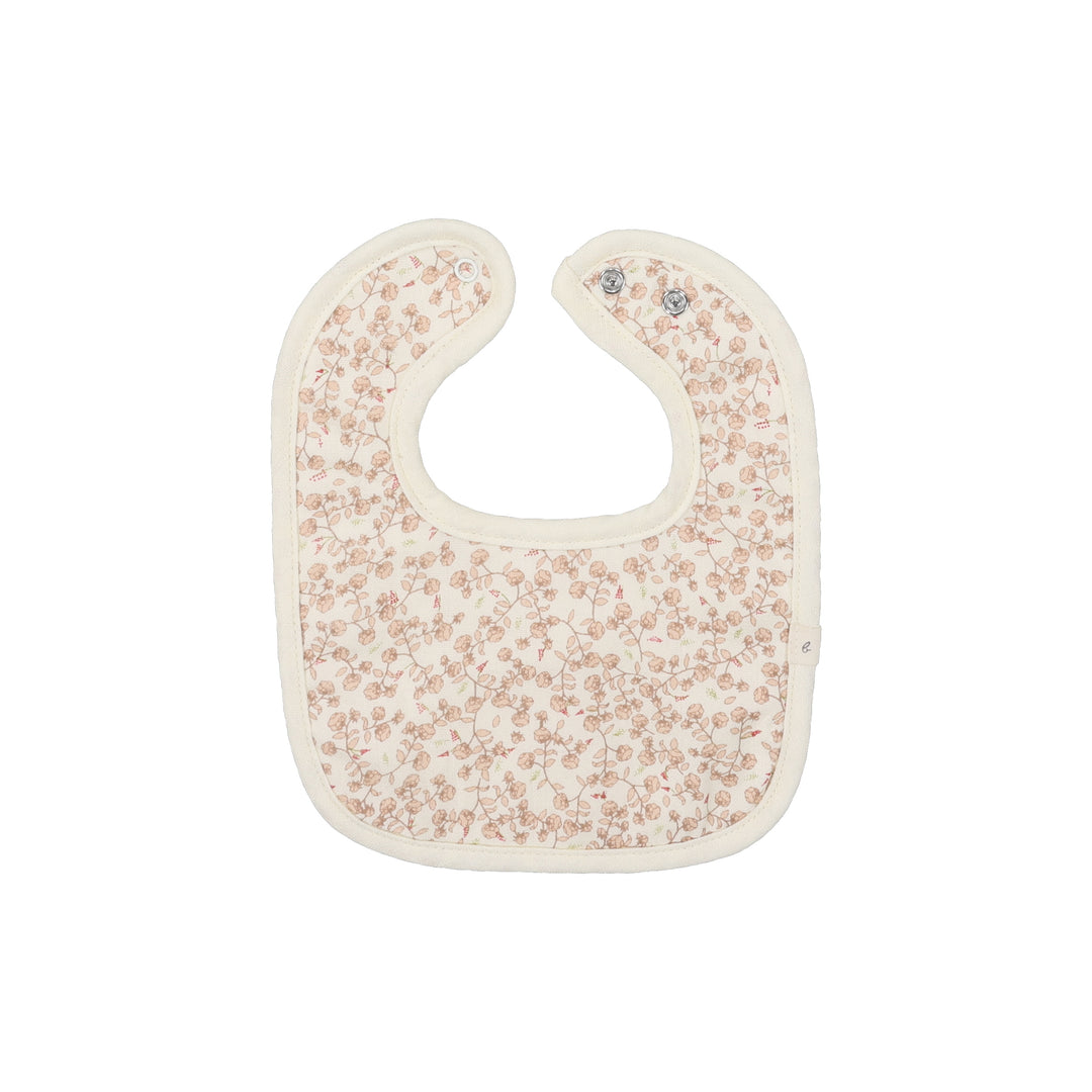 ALL OVER FLORAL / TERRY BIB-Mauve