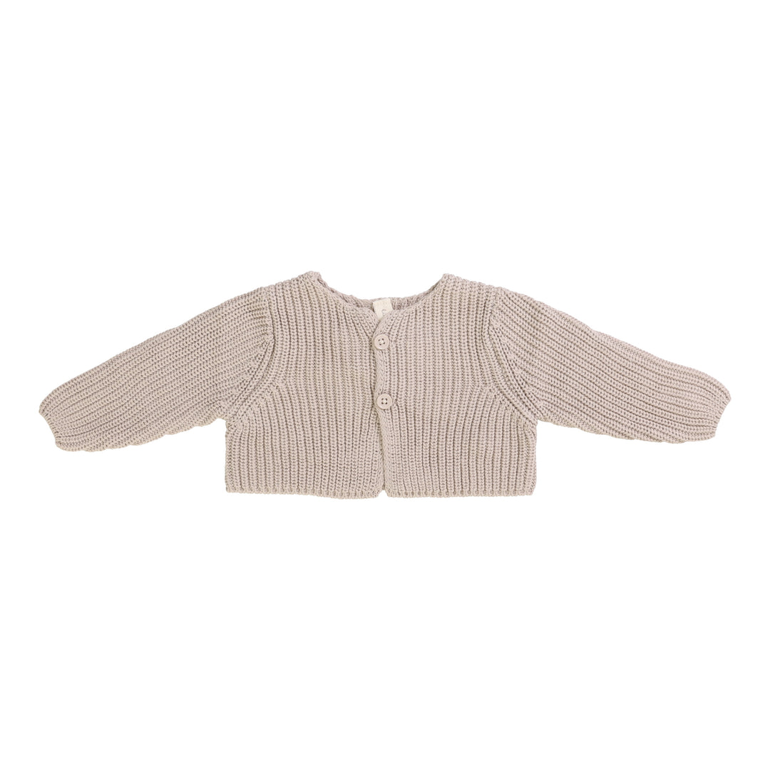CHUNKY KNIT SHRUG-Oat