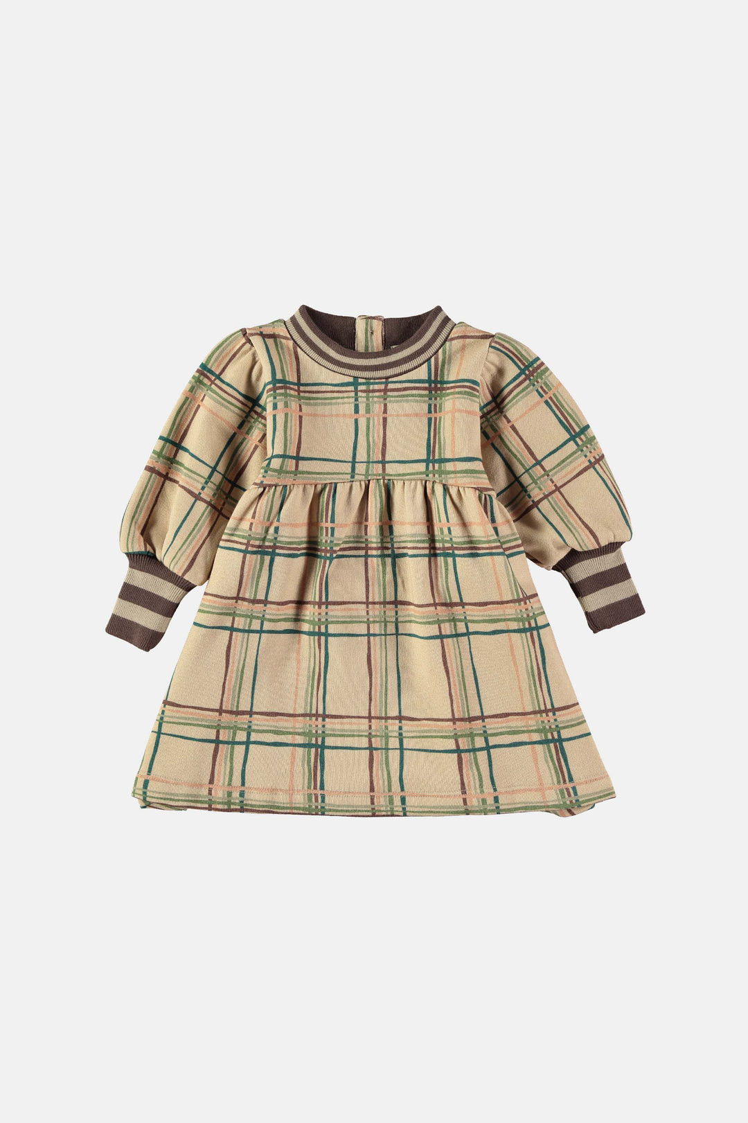 CHECK PLUSH DRESS