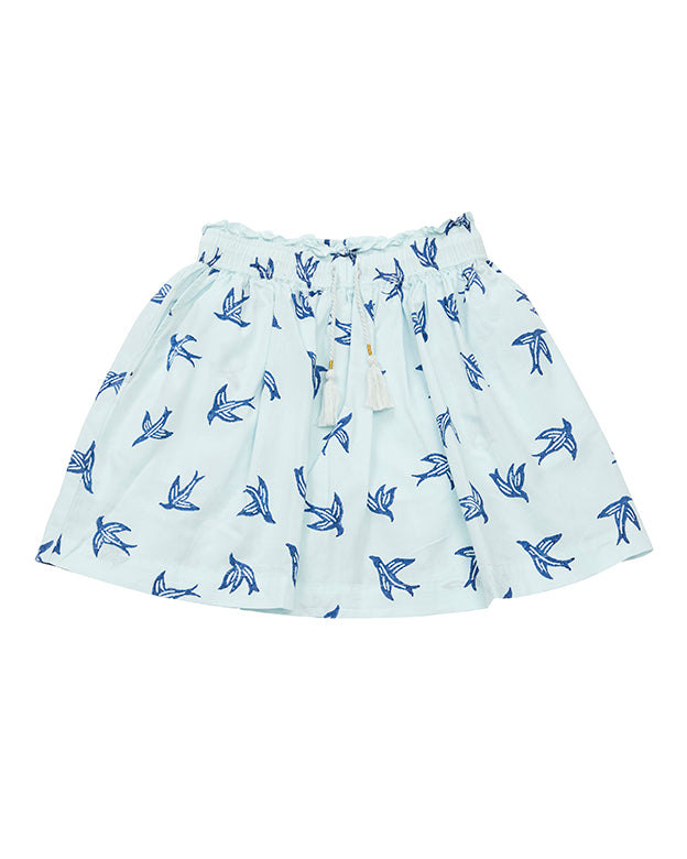 DOLLY SKIRT-Blue Bird