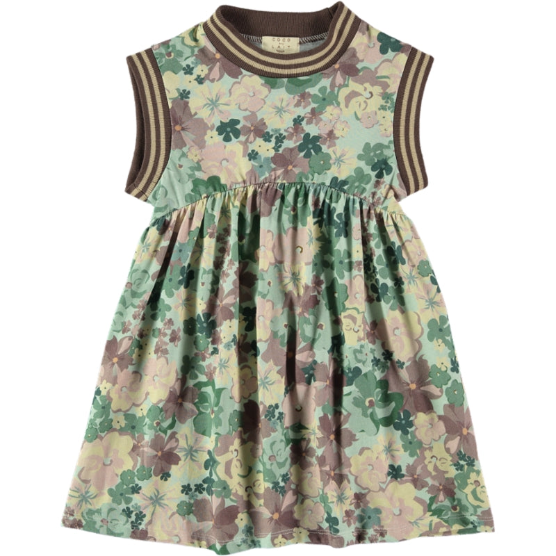 JERSEY DRESS-Field Of Flowers