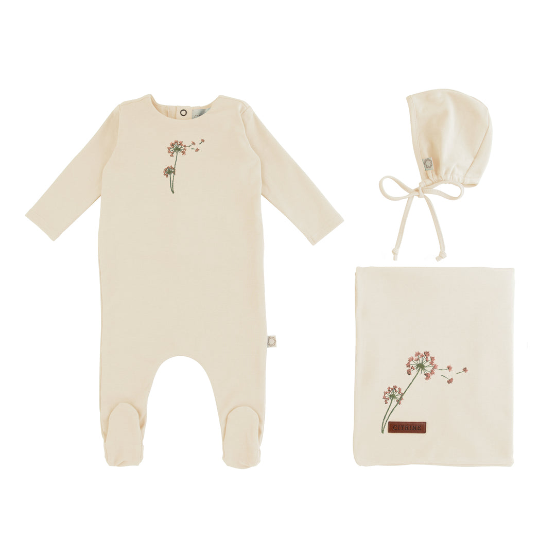 Dandelion Embroidery Set Natural