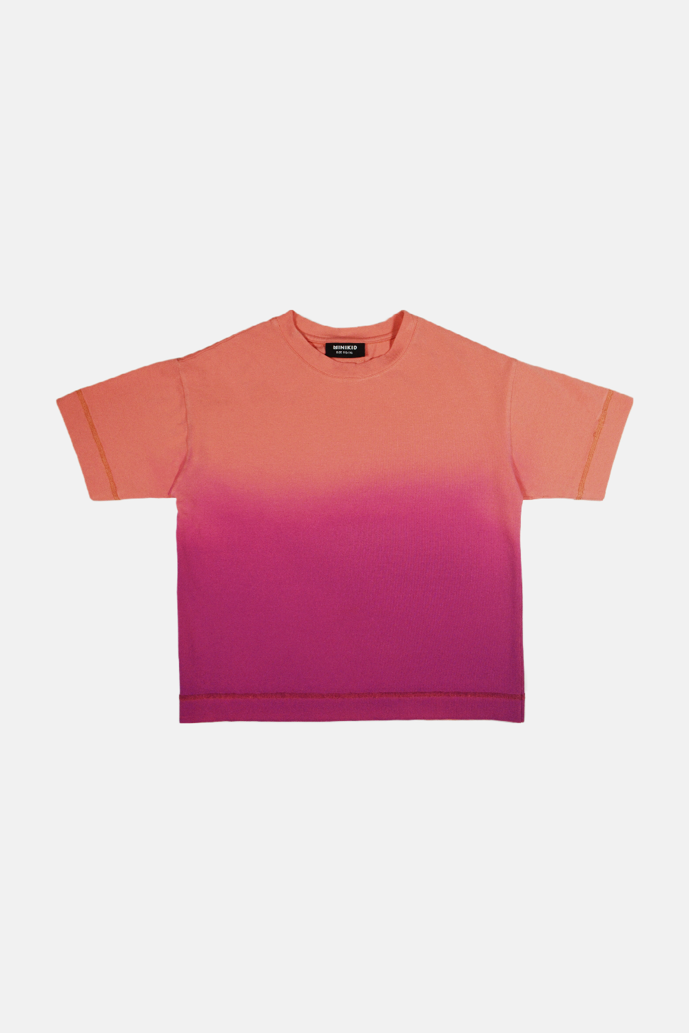 SUNSET TSHIRT-VIOLET, CORAL/PEACH
